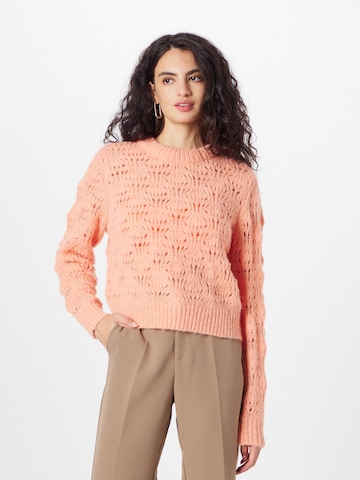 PIECES Sweater 'Nancy' in Orange: front