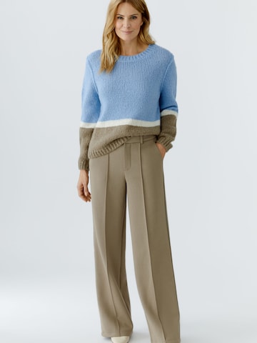 OUI Loose fit Pleat-Front Pants in Green