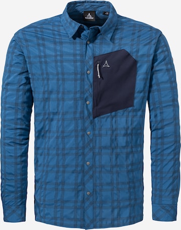 Chemise fonctionnelle 'Dynkur' Schöffel en bleu : devant