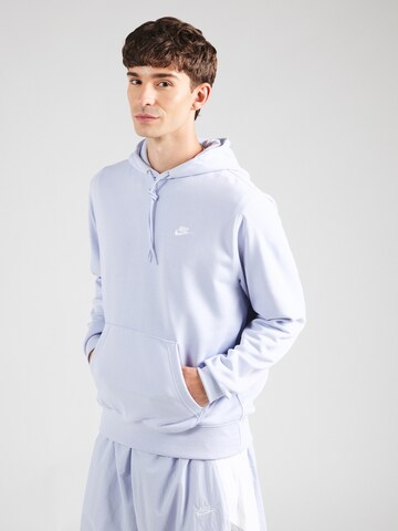 Nike Sportswear Свитшот 'Club Fleece' в Лиловый: спереди