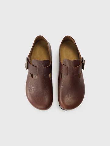 BIRKENSTOCK Παντοφλέ 'London' σε καφέ