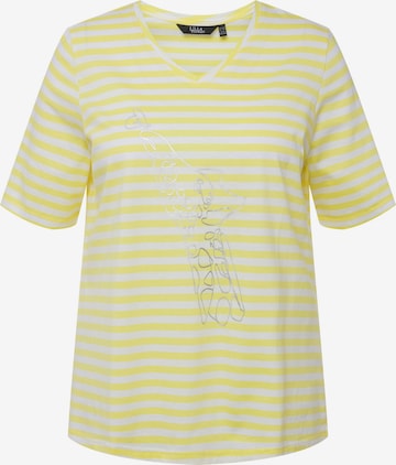 Ulla Popken Shirt in Geel: voorkant
