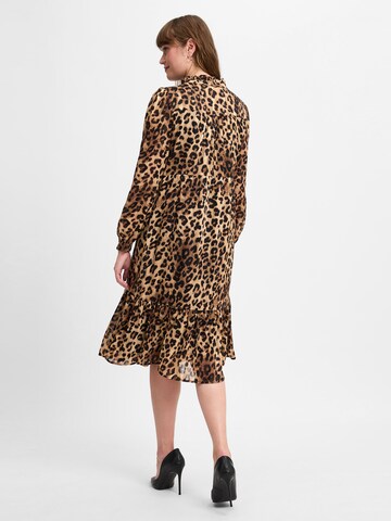 Marie Lund Shirt Dress in Brown