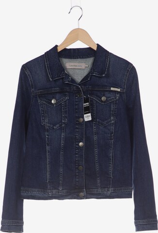 Calvin Klein Jeans Jacke L in Blau: predná strana