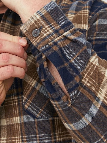 Jack & Jones Plus Comfort fit Button Up Shirt 'Eddie' in Mixed colors