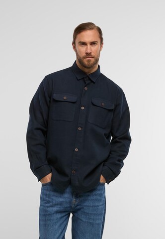 FYNCH-HATTON Regular Fit Hemd in Blau: Vorderseite