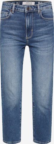 Soccx Regular Jeans i blå: framsida