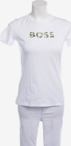 BOSS Black Top & Shirt in XS in White: front