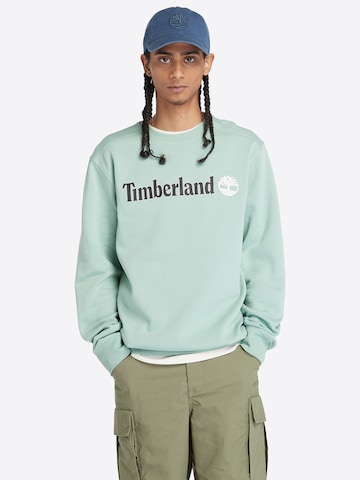 Sweat-shirt '6A90' TIMBERLAND en vert : devant