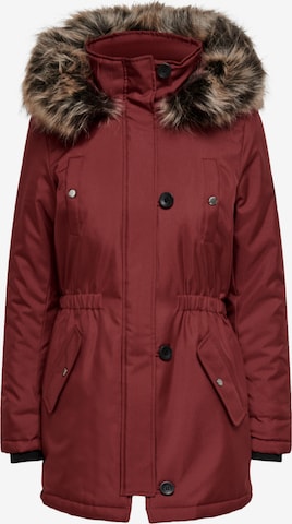 ONLY Winterparka 'IRIS' in Rood: voorkant