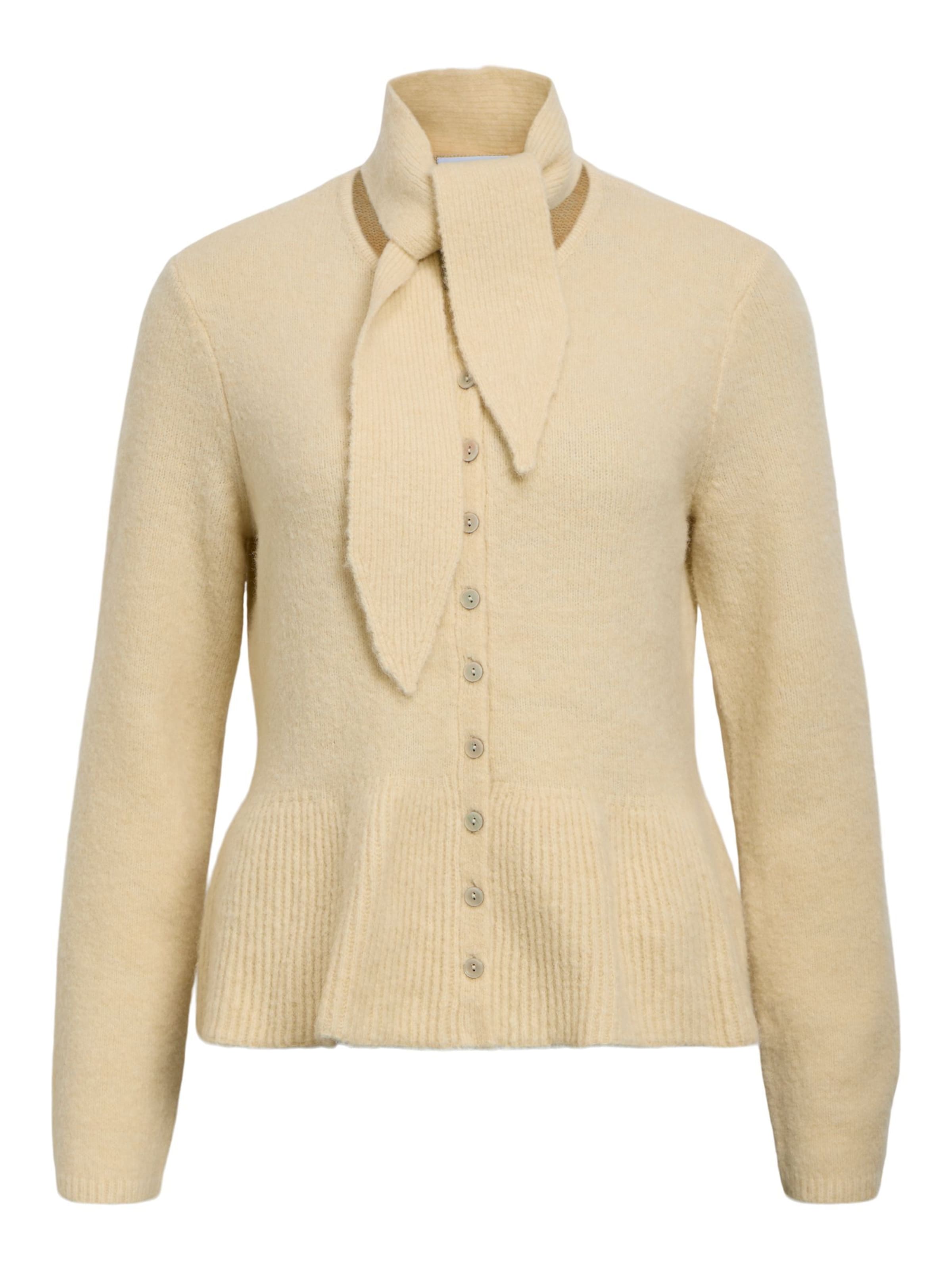 OBJECT - Cárdigan en beige: frente