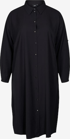 Zizzi Shirt Dress 'Fahit' in Black: front