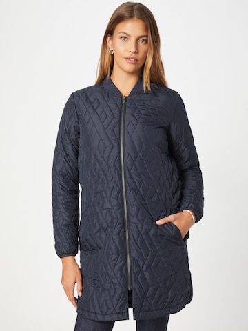 Soyaconcept Between-Seasons Coat 'Fenya' in Blue: front