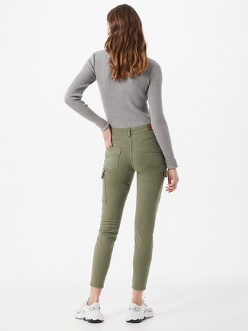 Sublevel Skinny Cargojeans i grön