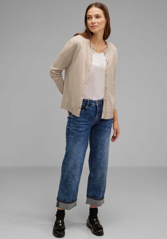 STREET ONE Strickjacke in Beige