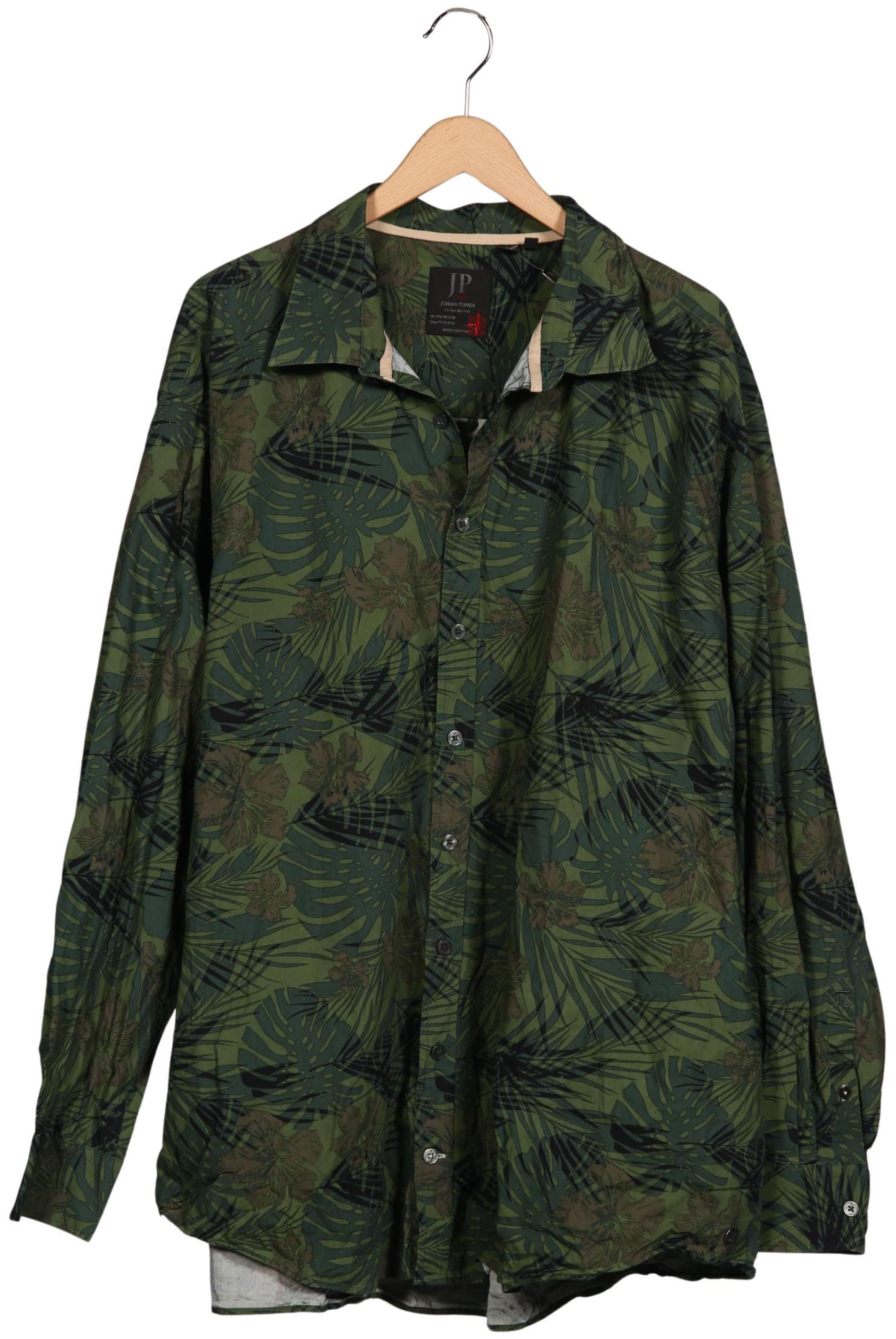 JP1880 Hemd 7XL in Grün: Vorderseite