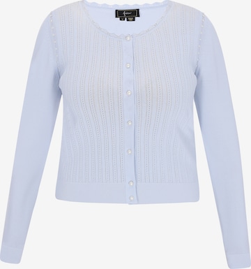 faina Neuletakki värissä sininen: etupuoli