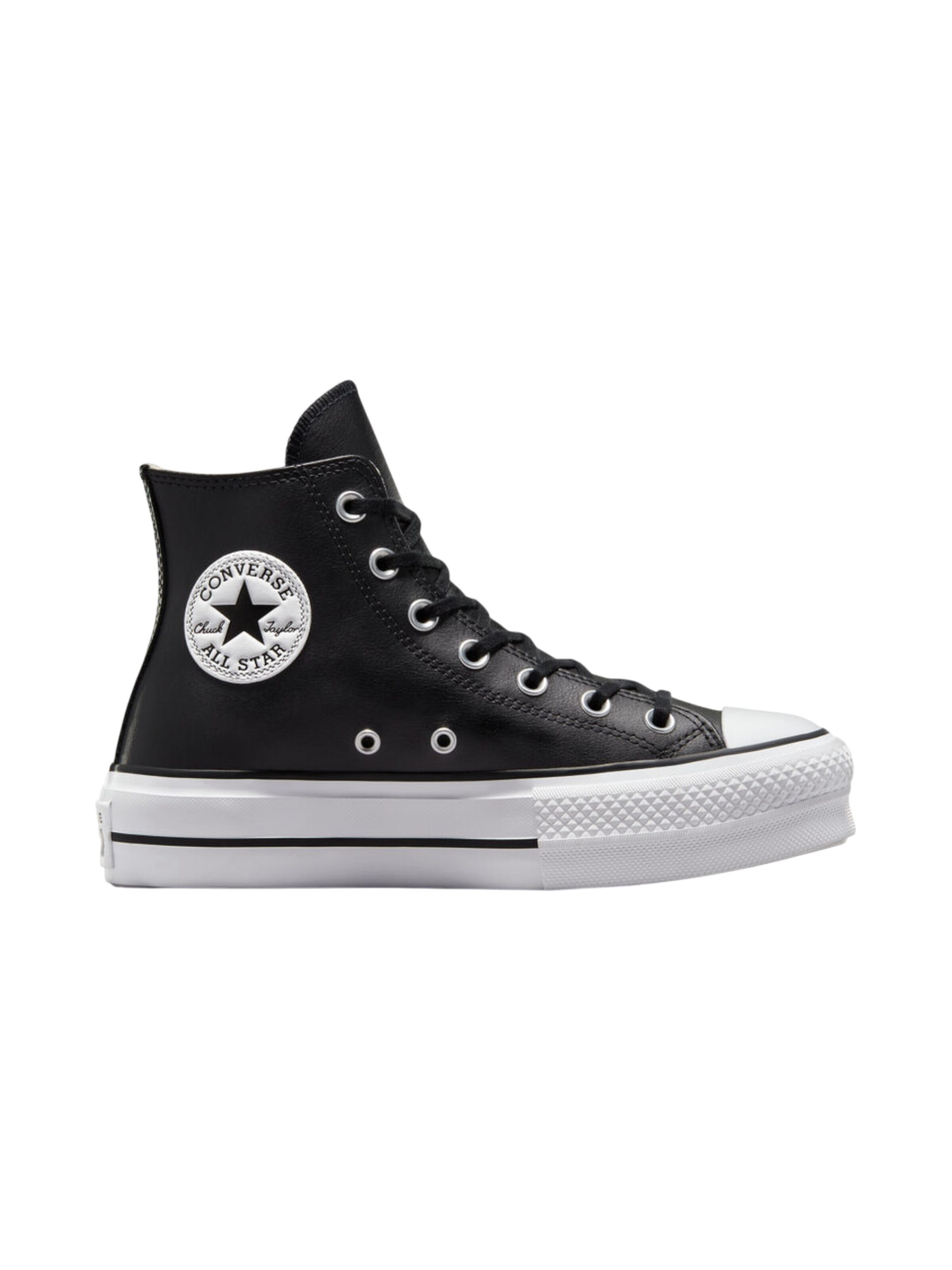CONVERSE High-Top Sneakers in Black: front
