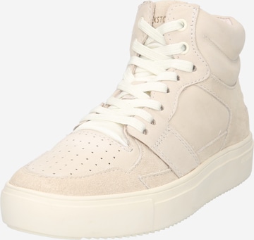 BLACKSTONE High-Top Sneakers in Beige: front