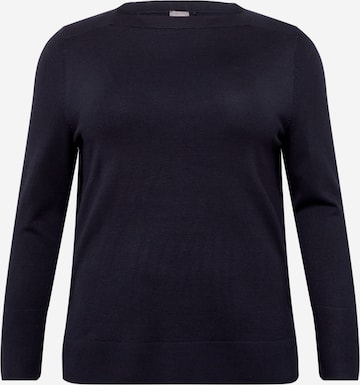 SAMOON Sweater in Blue: front