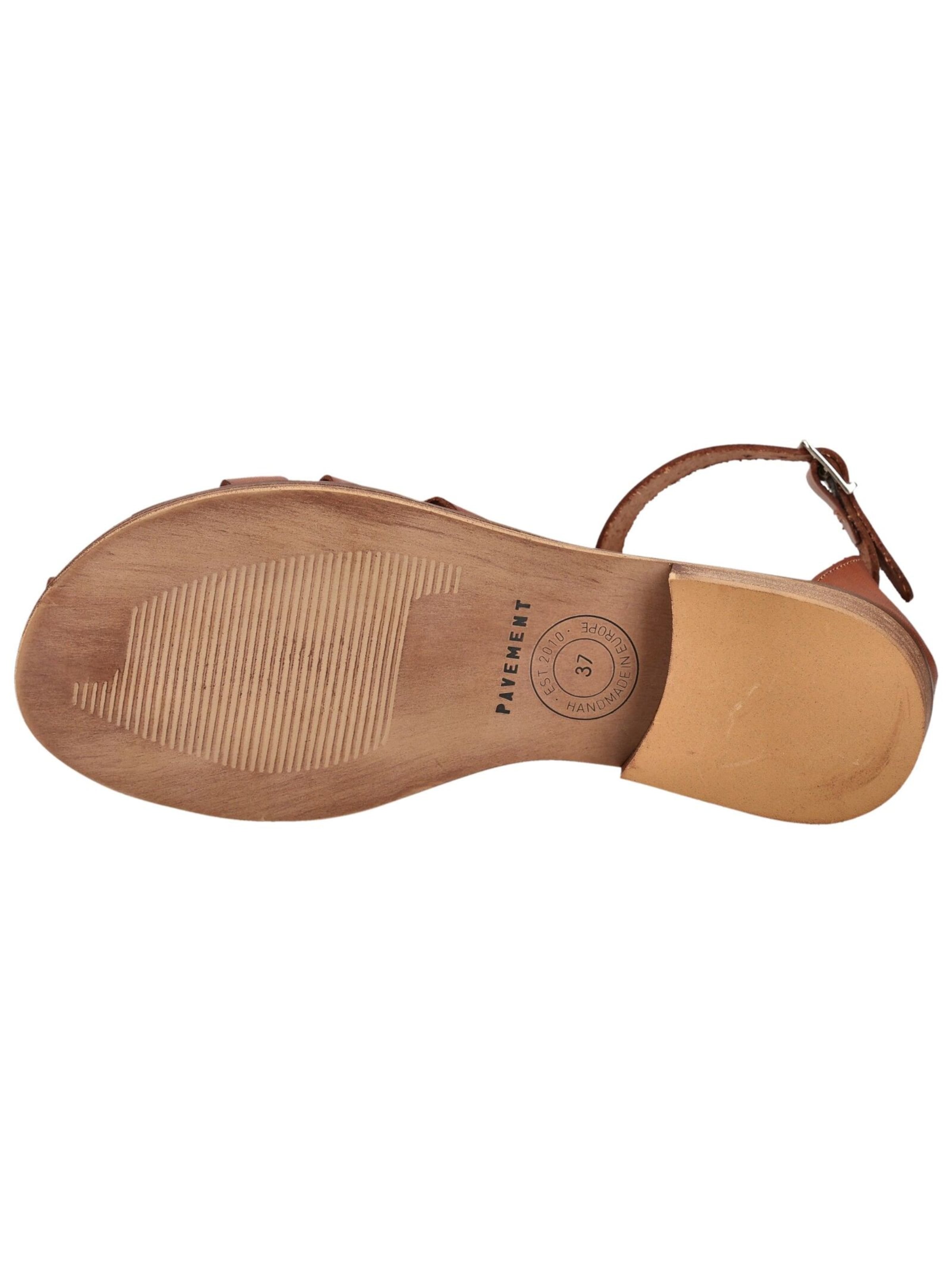 PAVEMENT Strap sandal 'Oprah' in Brown
