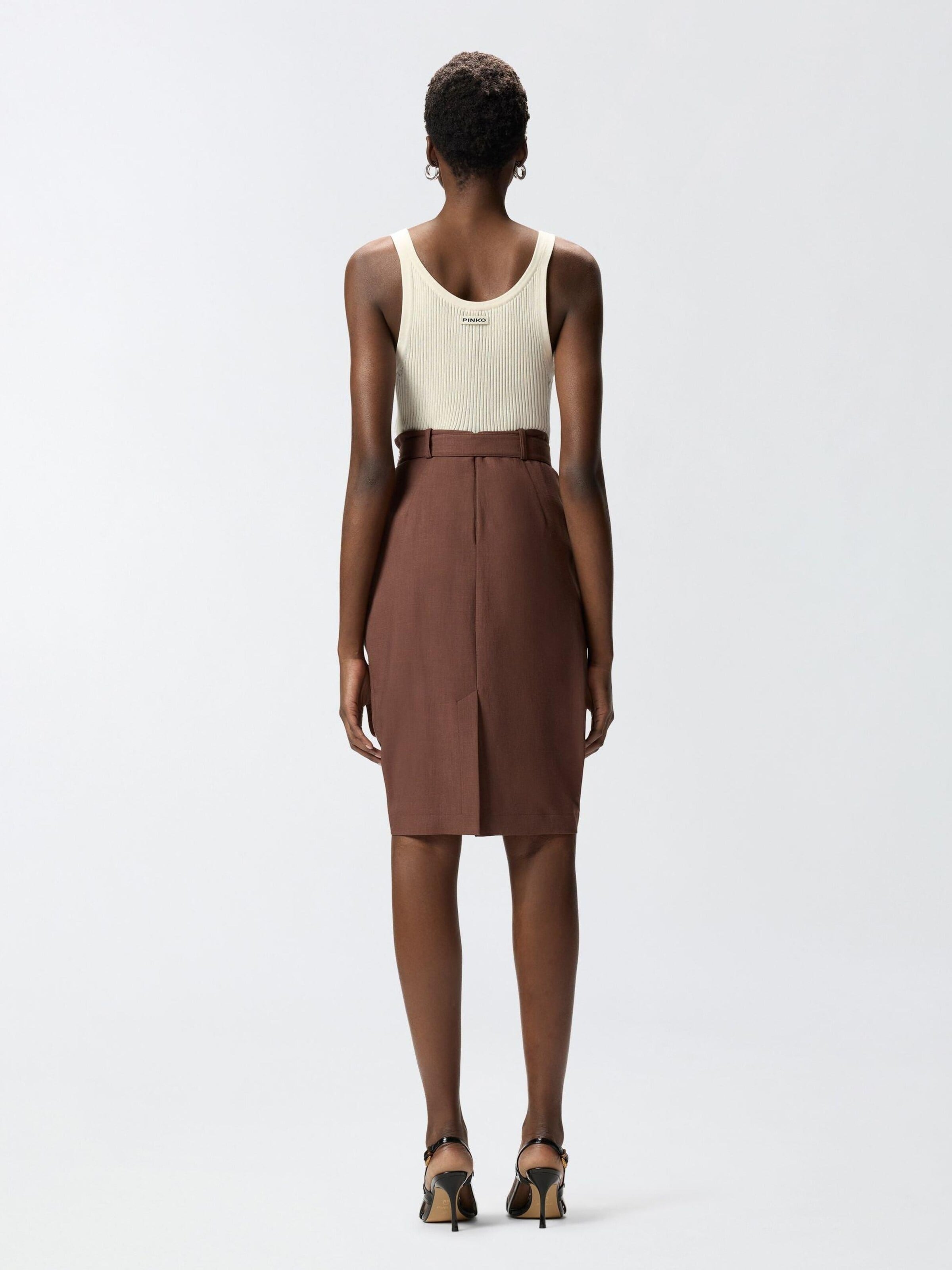 Gonna 'GONNA' di PINKO in marrone