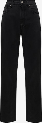 The Fated Wide leg Jeans 'SAIL ' in Black: front