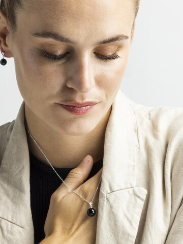 Luxenter - Pendientes 'Coleki' en negro