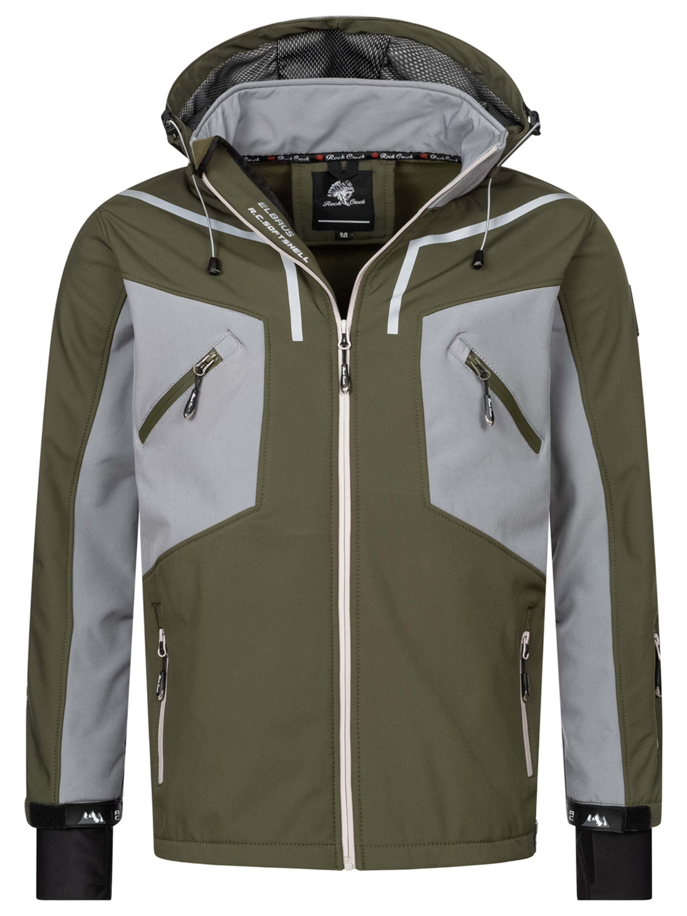 Rock Creek Outdoor jacket in Green: front