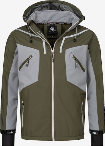 Rock Creek Outdoorjacke in Grün: predná strana