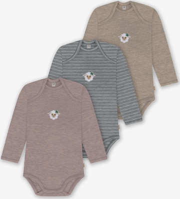 normani Strampler/Body 'Auckland' in Beige: Vorderseite