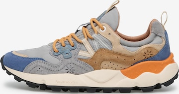 Baskets basses 'YAMANO 3 UNI' Flower Mountain en bleu : devant