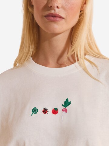 ETAM Slaapshirt 'Tilia' in Wit