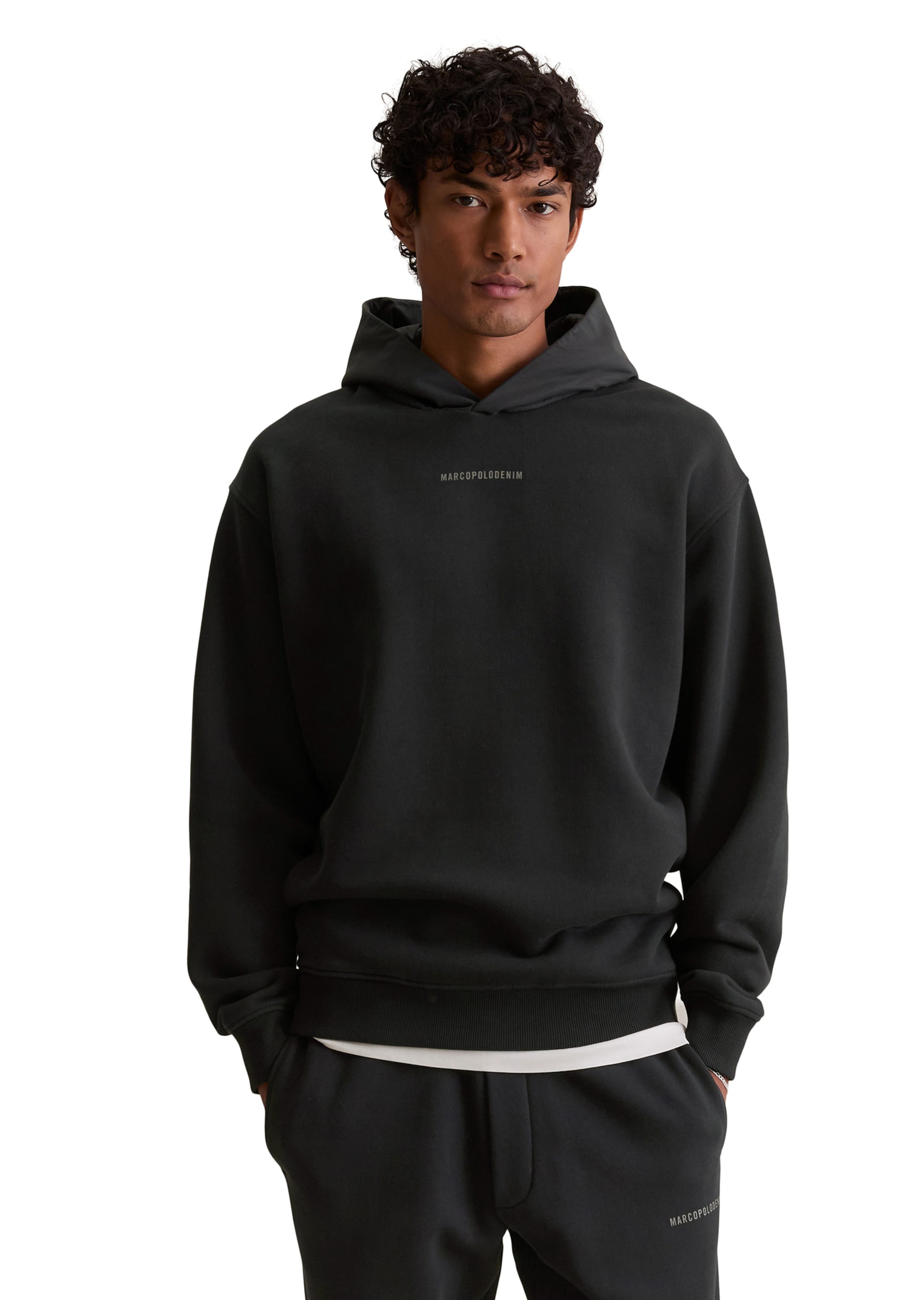 Marc O'Polo DENIM Sweatshirt i svart: framsida