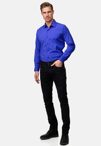 Rusty Neal Regular fit Button Up Shirt in Blue