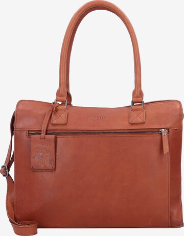 Burkely Document Bag in Brown: front