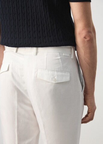 MANGO MAN Slimfit Hose  'Gonzalo' in Weiß