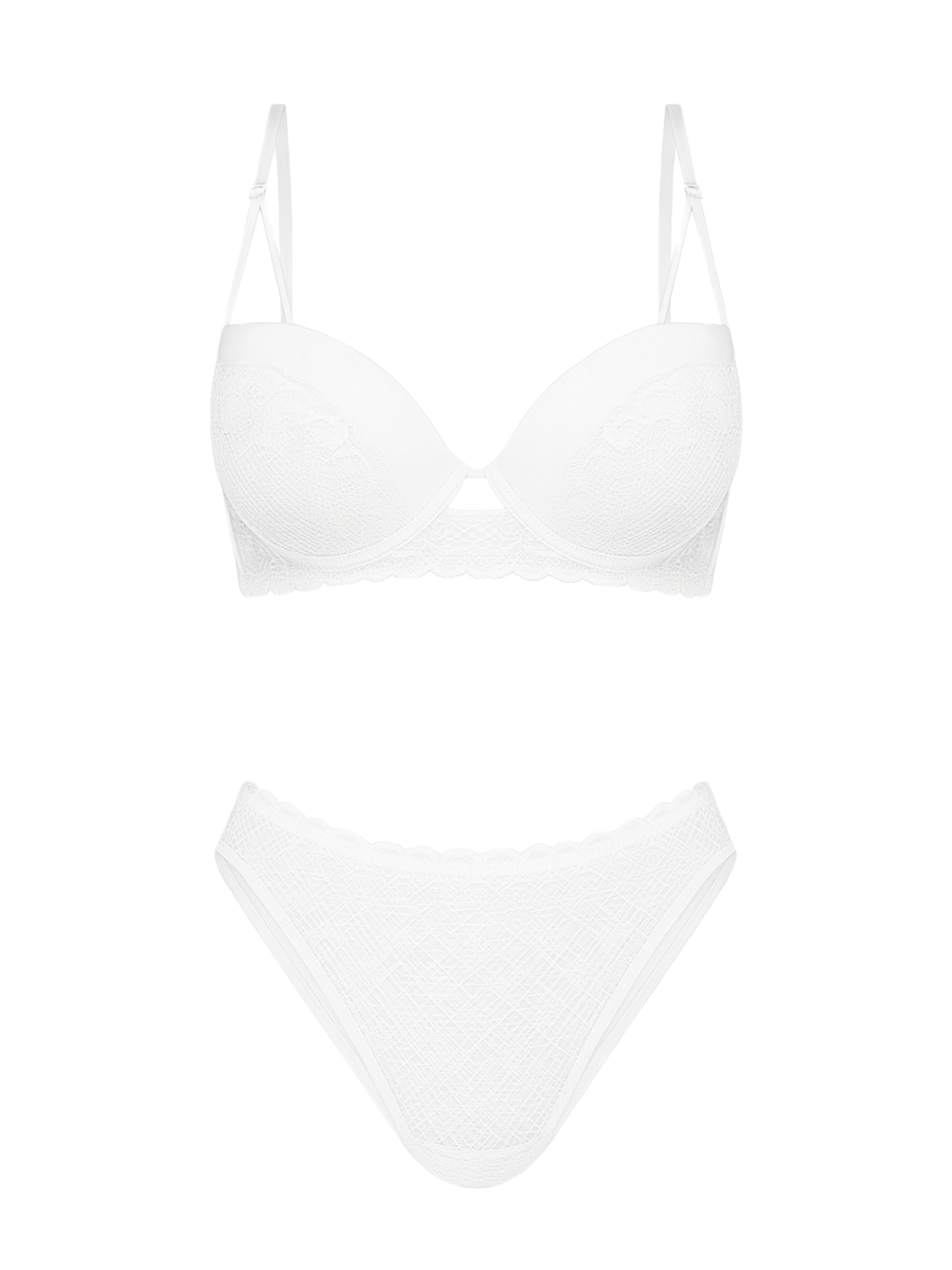 C&City T-shirt Underwear sets in Beige: front