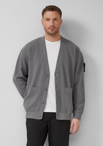 s.Oliver Sweat jacket in Grey: front