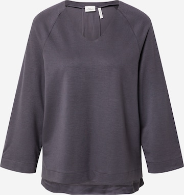 s.Oliver BLACK LABEL Sweatshirt in Grey: front