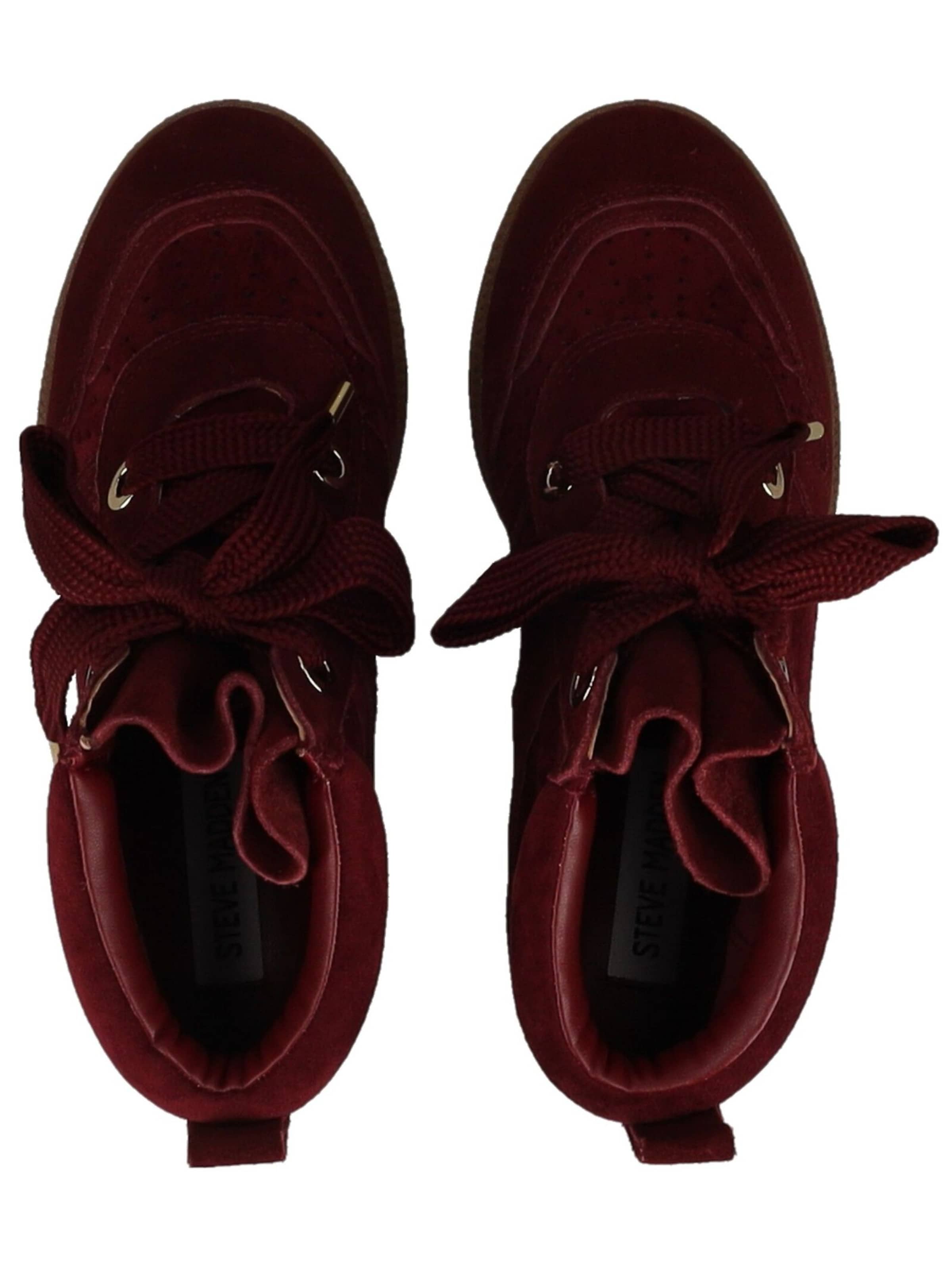 STEVE MADDEN Sneakers hoog in Rood: bovenkant