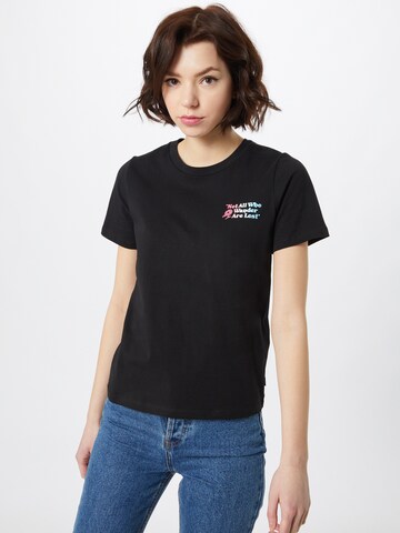 T-shirt 'Exploration' CONVERSE en noir : devant