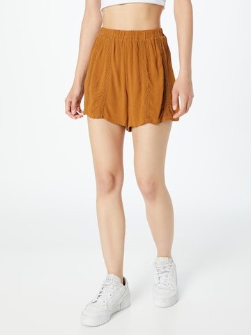 ABOUT YOU Loose fit Pants 'Natascha' in Brown: front