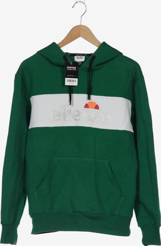 ELLESSE Sweatshirt & Zip-Up Hoodie in L in Green: front