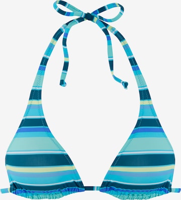 Sutien costum de baie de la s.Oliver pe albastru: față