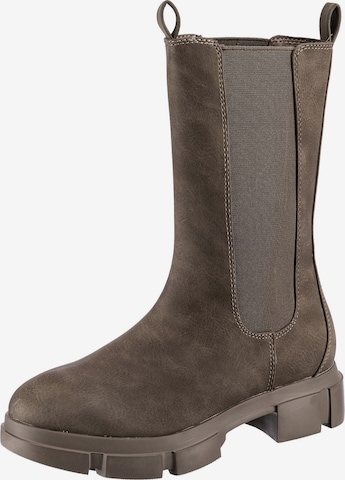 LA STRADA Chelsea boots in Bruin: voorkant