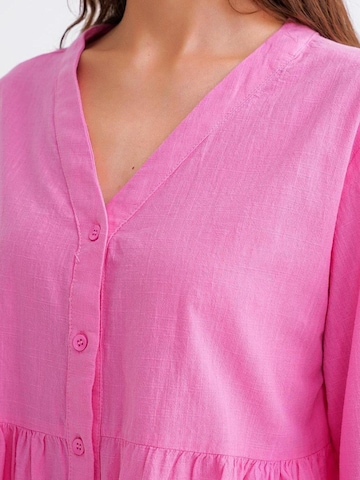 MixRay Blouse 'Hemden' in Roze