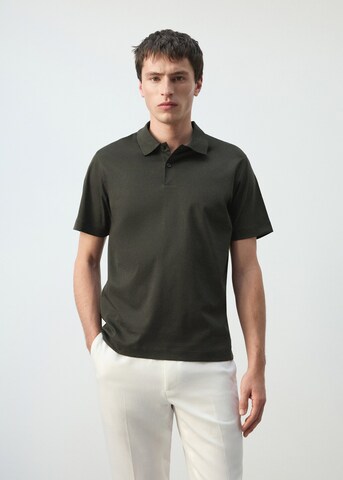 MANGO MAN Poloshirt 'bellowp' in Braun: Vorderseite