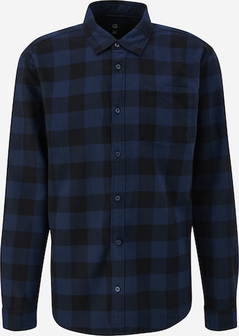 Coupe regular Chemise QS en bleu : devant