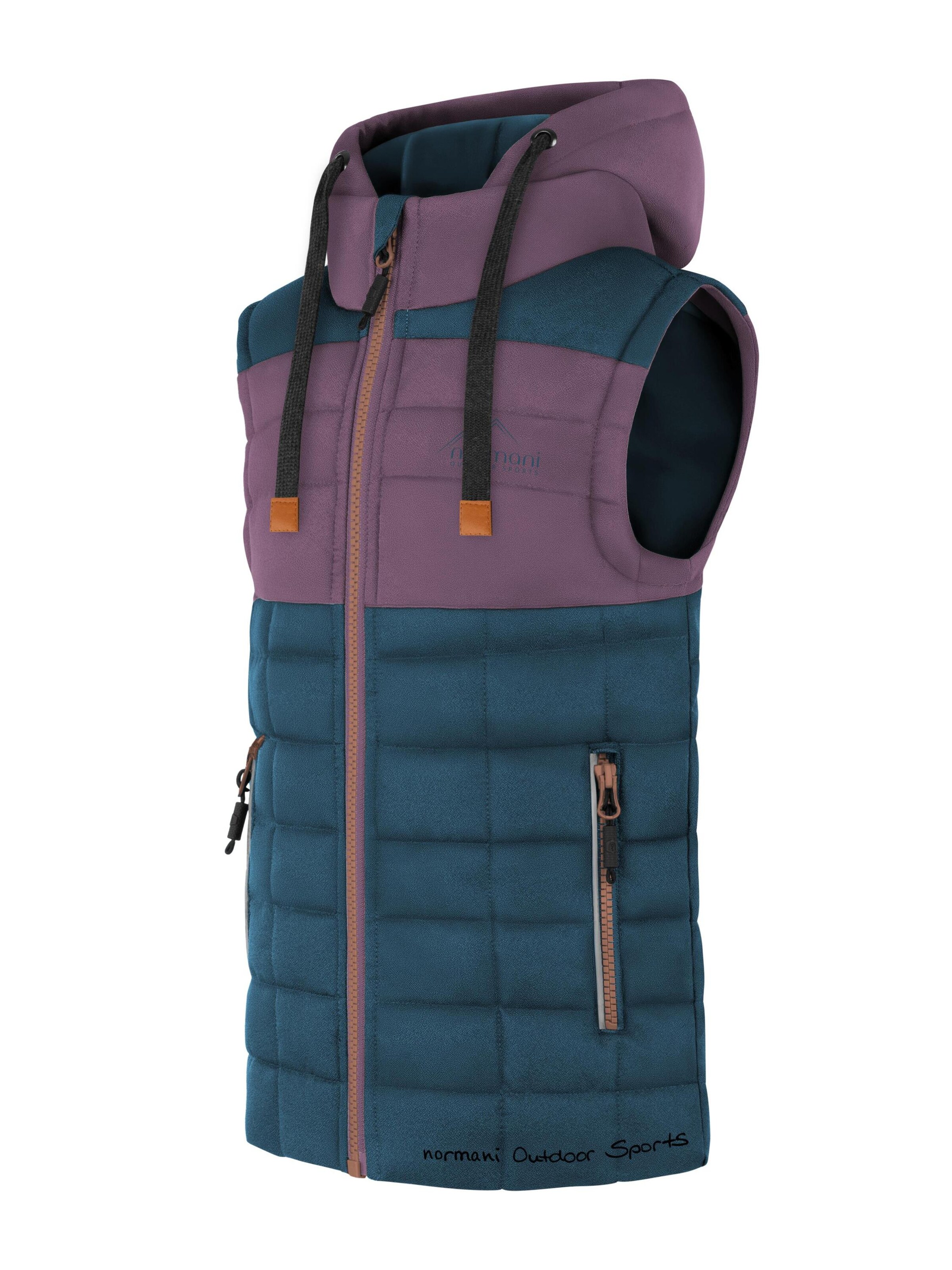 normani Weste 'Larvik' in Lila